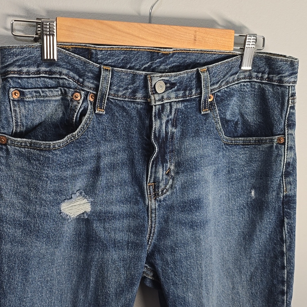 Levi's 511 Jeans Men's Classic Blue Straight-Leg Jeans - Picture 9 of 14
